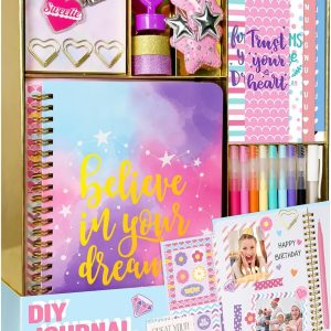 DIY Journal Kit for Girls – Scrapbook & Diary Gift Set