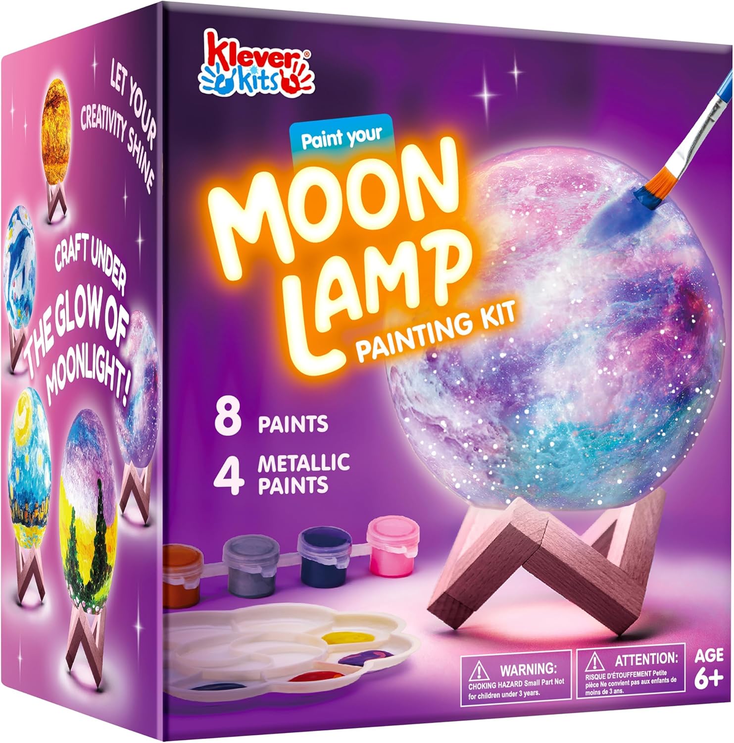 Klever Kits DIY 3D Moon Lamp – Paint Your Own Night Light