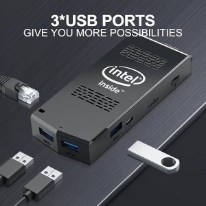Mini PC Stick Intel Celeron N4000 2.8GHz Windows