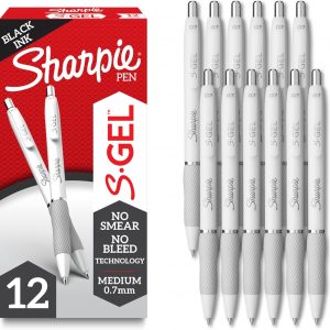Sharpie S-Gel Pens – 0.7mm, 12 Pack